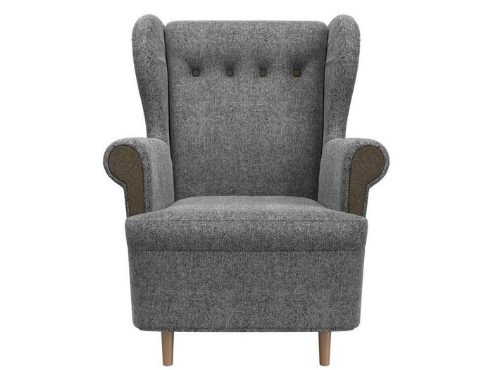 Кресло Торин серого цвета - купить Интерьерные кресла по цене 25999.0