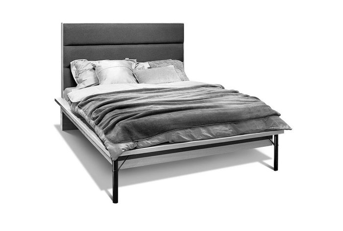Кровать Extera 160х200 серо-коричневого цвета