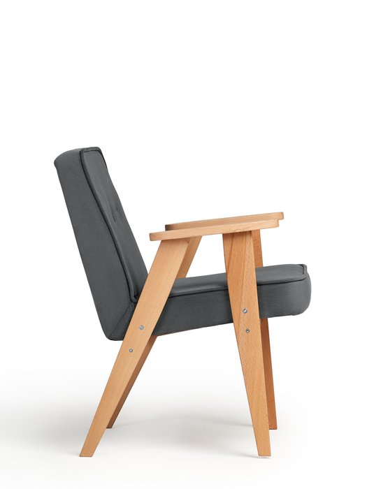 Кресло Несс серого цвета - лучшие Интерьерные кресла в INMYROOM
