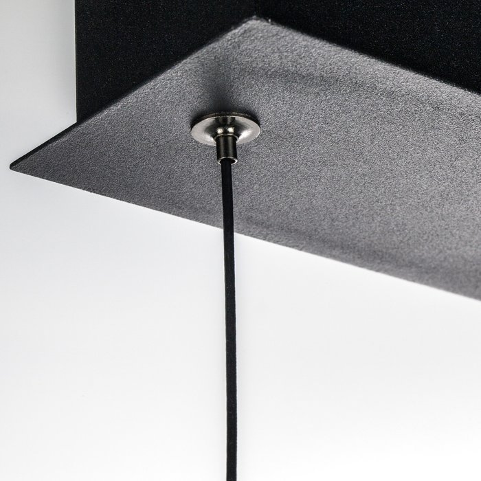 Люстра LODI LED 36W 3240LM ЧЕРНЫЙ 3000K - лучшие Подвесные люстры в INMYROOM