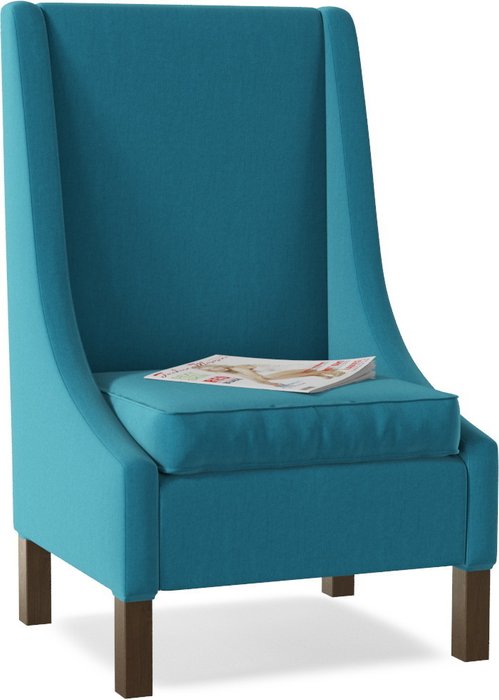 Кресло Лайн бирюзового цвета