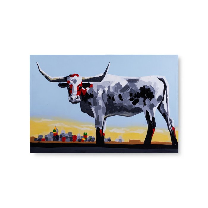 Картина на холсте Cow 60х90