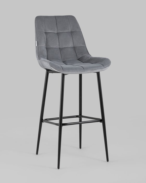 Стул барный Флекс серого цвета - купить Барные стулья по цене 8490.0