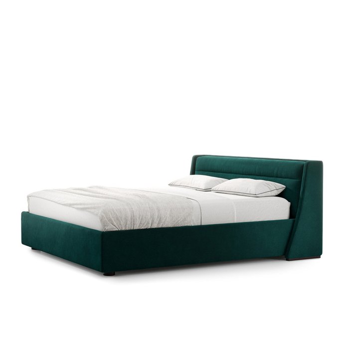 Кровать Iris 180х200 темно-зеленого цвета с подъемным механизмом - купить Кровати для спальни по цене 147420.0