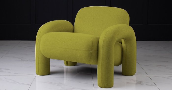 Кресло Bubo зеленого цвета - купить Интерьерные кресла по цене 61900.0