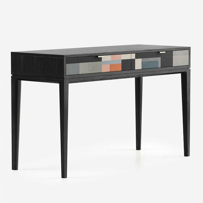 Консольный стол Inspire Timeless TLT26 черного цвета с принтом Консольный стол Inspire Timeless TLT26 черного цвета с принтом