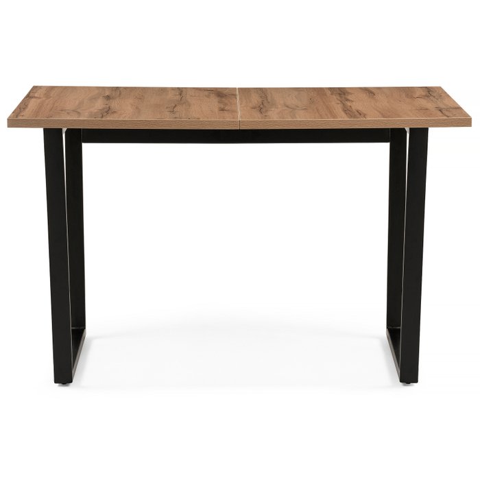 Раздвижной обеденный стол Лота Лофт темно-коричневого цвета - лучшие Обеденные столы в INMYROOM