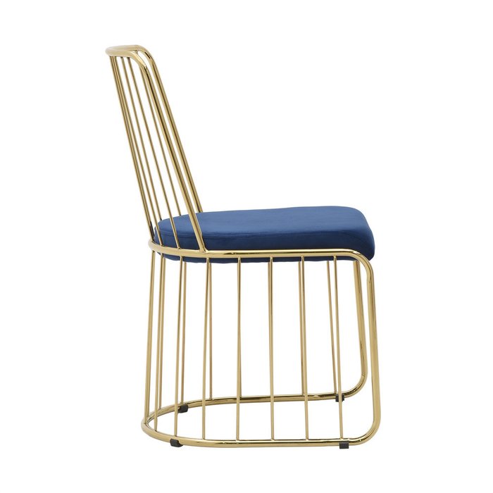 Стул на металлическом каркасе золотого цвета - лучшие Обеденные стулья в INMYROOM