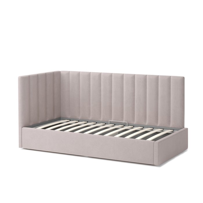 Кровать Меркурий-3 120х200 пыльно-розового цвета с подъемным механизмом - лучшие Кровати для спальни в INMYROOM