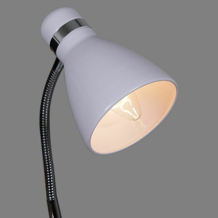 Настольная лампа 00960-0.7-01 WT (металл, цвет белый) - лучшие Рабочие лампы в INMYROOM