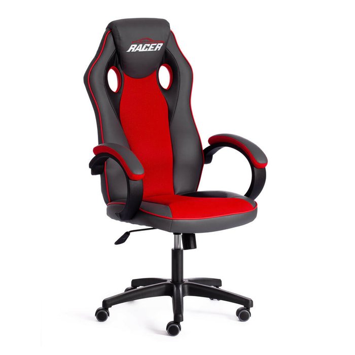 Игровое кресло Racer Gt черно-красного цвета