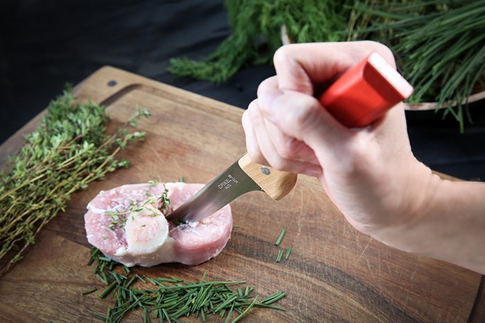 Нож кухонный Parallele для мяса из стали и натурального бука   - лучшие Прочее в INMYROOM