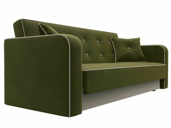Диван-кровать Тур зеленого цвета - лучшие Прямые диваны в INMYROOM
