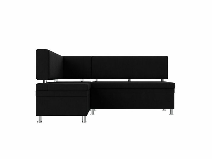 Угловой диван Стайл черного цвета левый угол - купить Угловые диваны по цене 33999.0