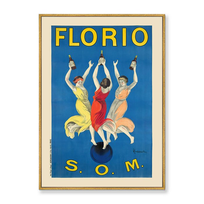Репродукция картины на холсте Florio, 1911г. - купить Картины по цене 21999.0