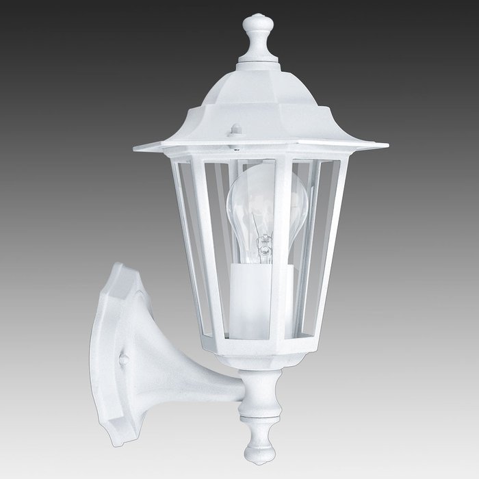 Уличный настенный светильник Laterna белого цвета - купить Настенные уличные светильники по цене 2990.0