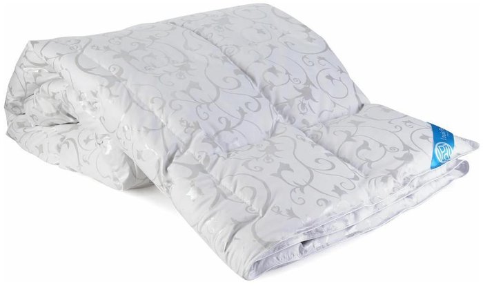 Пуховое одеяло Эмма 140х205 белого цвета