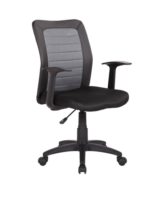 Кресло офисное Top Chairs Blocks серого цвета