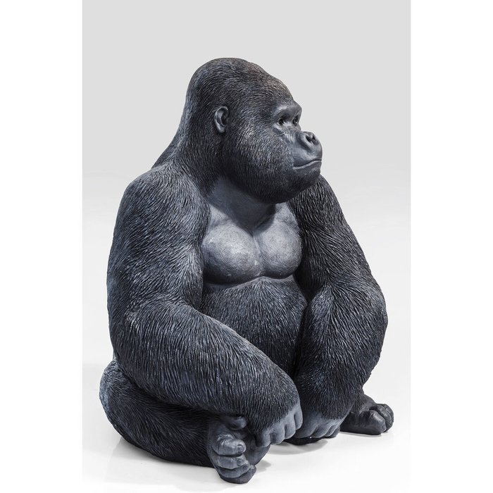Фигура декоративная Gorilla черного цвета - купить Фигуры и статуэтки по цене 103740.0