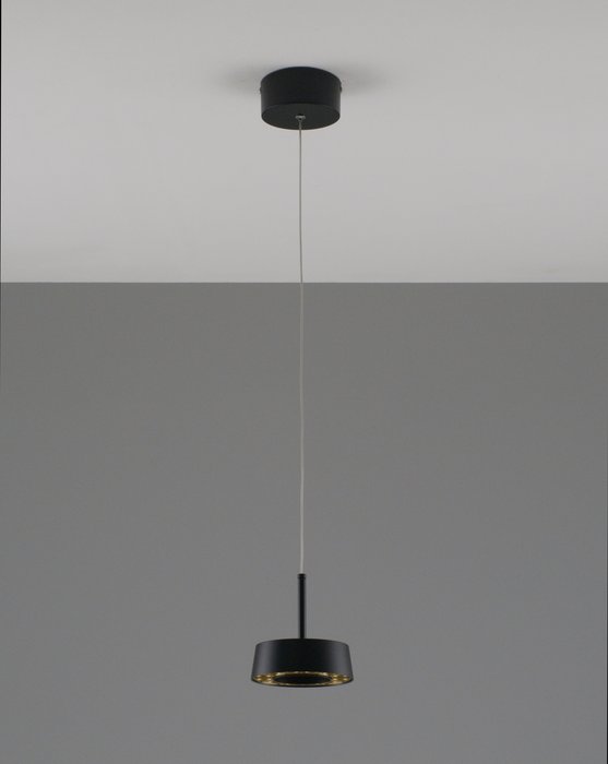 Подвесной светодиодный светильник Luma черного цвета - лучшие Подвесные светильники в INMYROOM