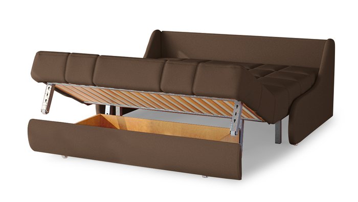 Диван-кровать Ван коричневого цвета - лучшие Прямые диваны в INMYROOM