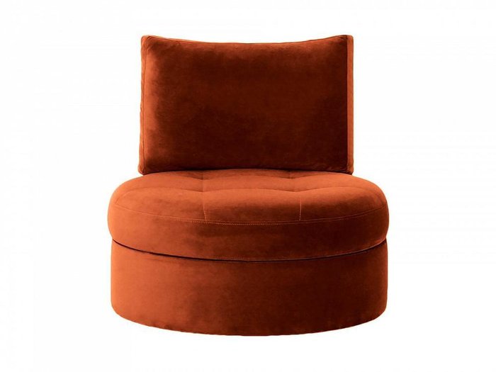 Кресло Wing Round оранжевого цвета - купить Интерьерные кресла по цене 32580.0
