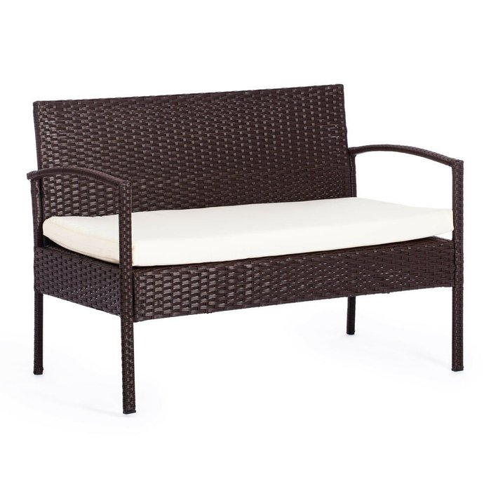 Набор мебели темно-коричневого цвета - купить Комплекты для сада и дачи по цене 26150.0