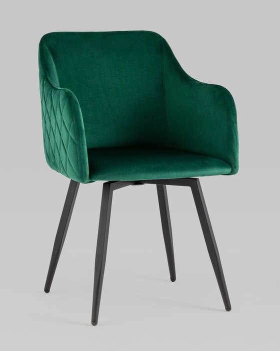 Стул вращающийся Ника изумруного цвета - купить Обеденные стулья по цене 9990.0