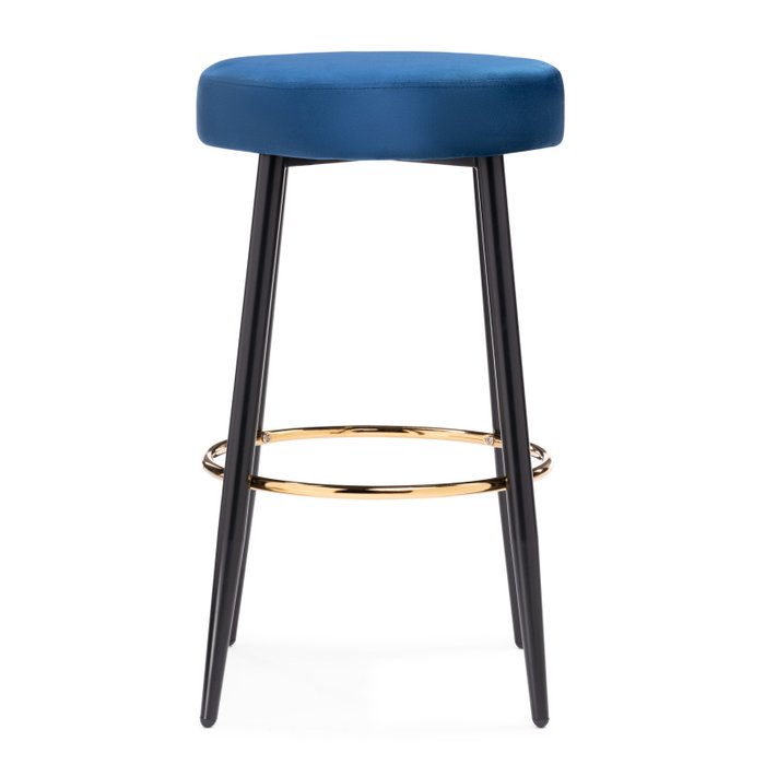 Стул барный Plato синего цвета - купить Барные стулья по цене 5040.0