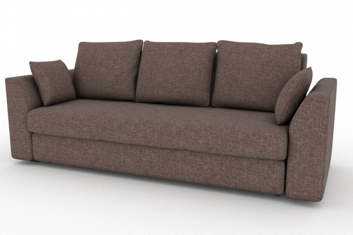 Прямой диван-кровать Belfest коричневого цвета