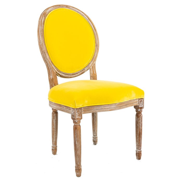 Стул Луи  Мимоза с велюровой обивкой - купить Обеденные стулья по цене 32000.0