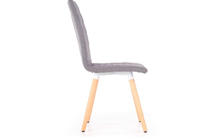 Стул мягкий серого цвета - лучшие Обеденные стулья в INMYROOM
