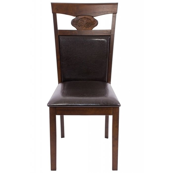 Обеденный стул Luiza темно-коричневого цвета - лучшие Обеденные стулья в INMYROOM