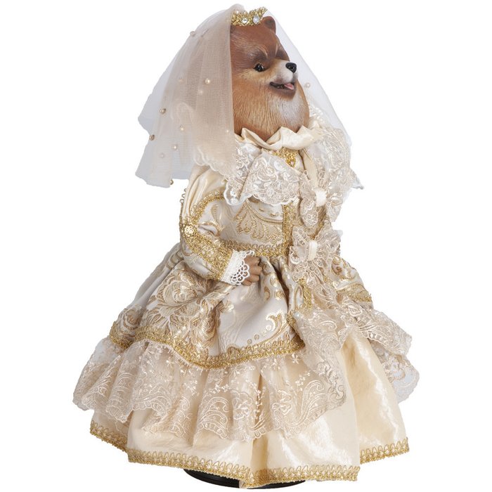 Коллекционная кукла Принцесса Амалия светло-бежевого цвета - лучшие Фигуры и статуэтки в INMYROOM