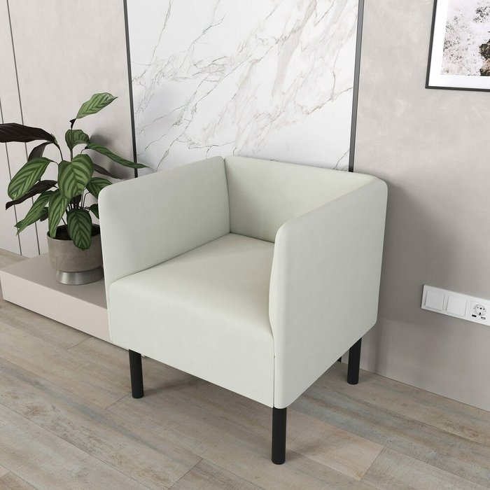 Кресло Монреаль белого цвета - купить Интерьерные кресла по цене 11990.0