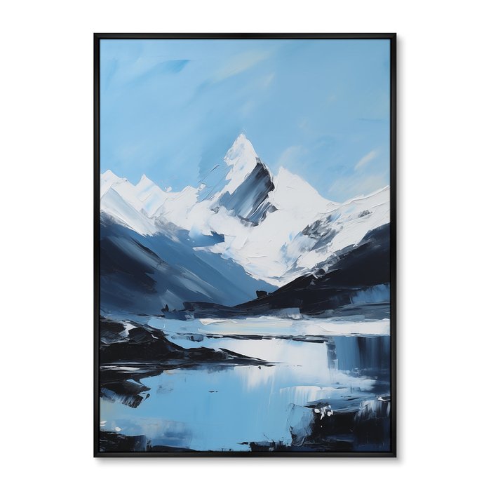 Набор из двух репродукций картин Landscape collection, The peaks, 2024г. - лучшие Картины в INMYROOM