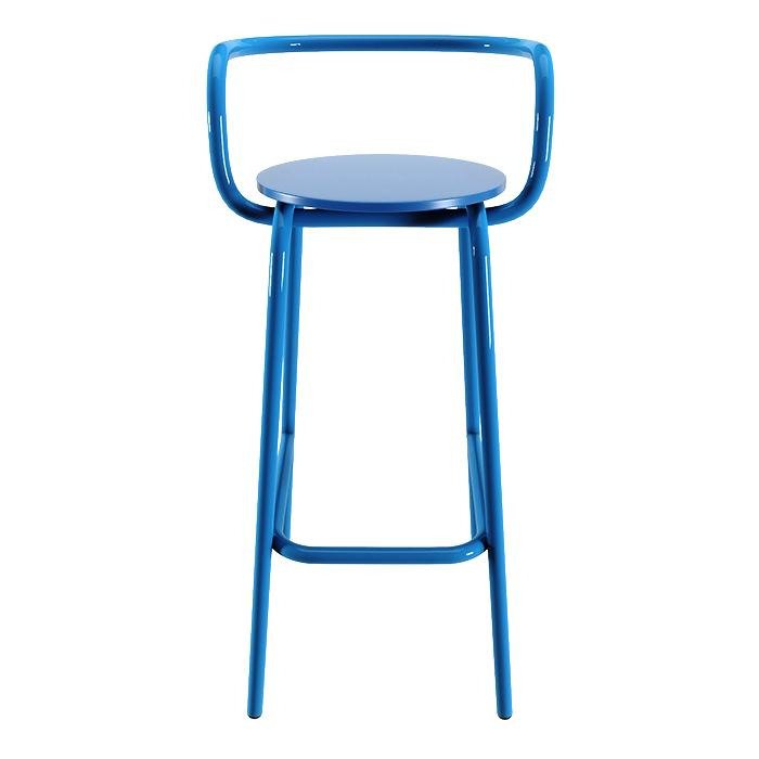 Барный стул Нод голубого цвета - лучшие Барные стулья в INMYROOM