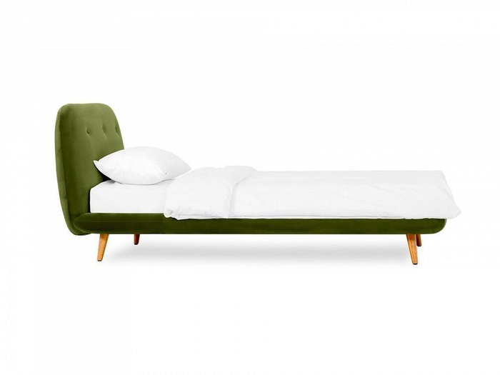 Кровать Loa 90х200 зеленого цвета - купить Кровати для спальни по цене 50040.0