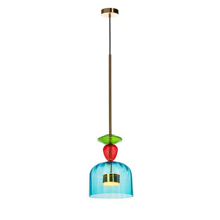 Подвесной светодиодный светильник голубого цвета - лучшие Подвесные светильники в INMYROOM
