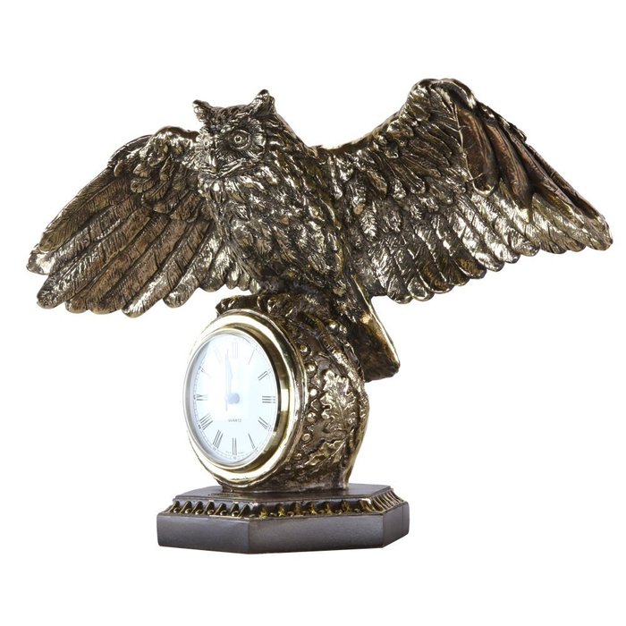 Часы настольные Флайт бронзового цвета - купить Часы по цене 14198.0