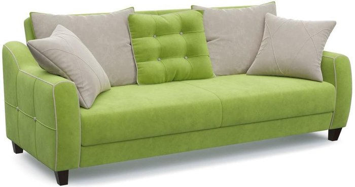 Диван-кровать прямой Френсис Флэтфорд зеленого цвета - купить Прямые диваны по цене 19890.0