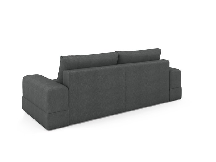 Угловой раскладной диван Elke левый темно-серого цвета - лучшие Угловые диваны в INMYROOM