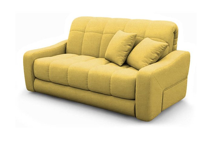 Диван-кровать Кейн M желтого цвета