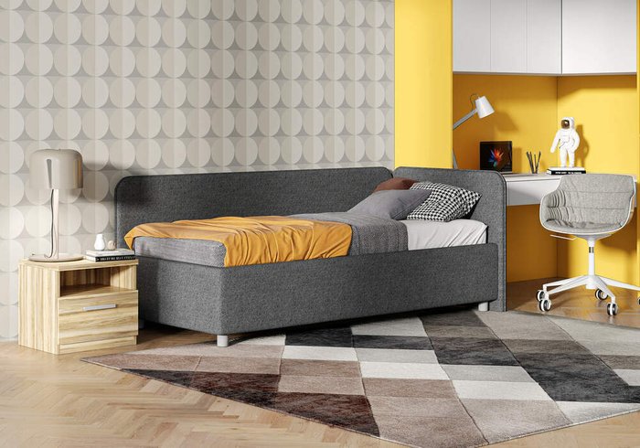 Кровать Capri R 90х200 кремового цвета без основания и подъемного механизма - лучшие Кровати для спальни в INMYROOM