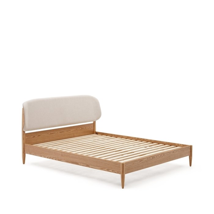 Кровать Octavia 180х200 бежево-белого цвета  - лучшие Кровати для спальни в INMYROOM