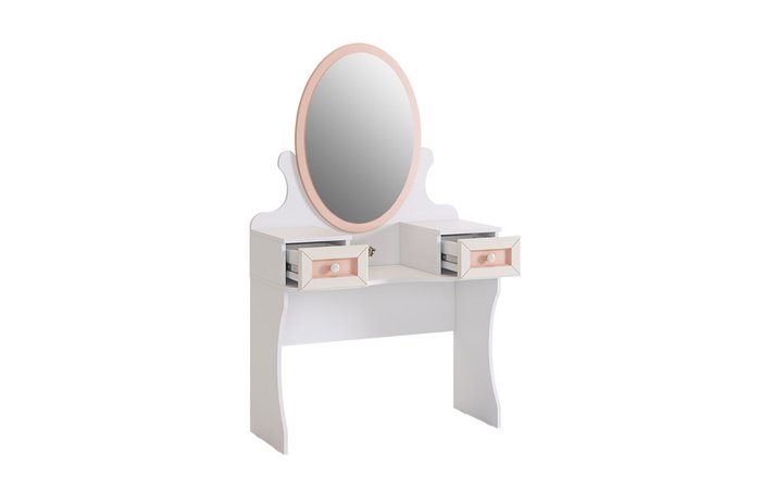 Трюмо Алиса бело-кремового цвета - купить Туалетные столики по цене 8237.0