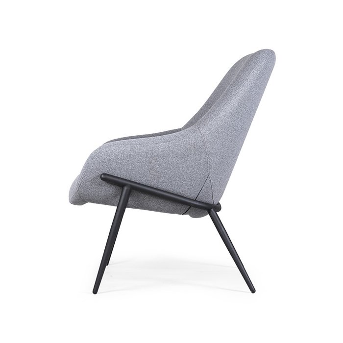 Кресло Сanula серого цвета с обивкой из текстиля - купить Интерьерные кресла по цене 29500.0