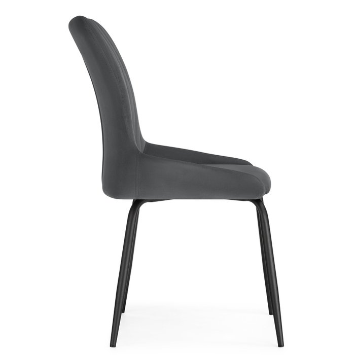 Стул Lado темно-серого цвета - лучшие Обеденные стулья в INMYROOM