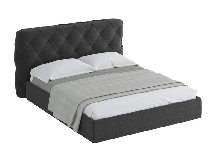 Кровать Ember темно-серого цвета 160х200