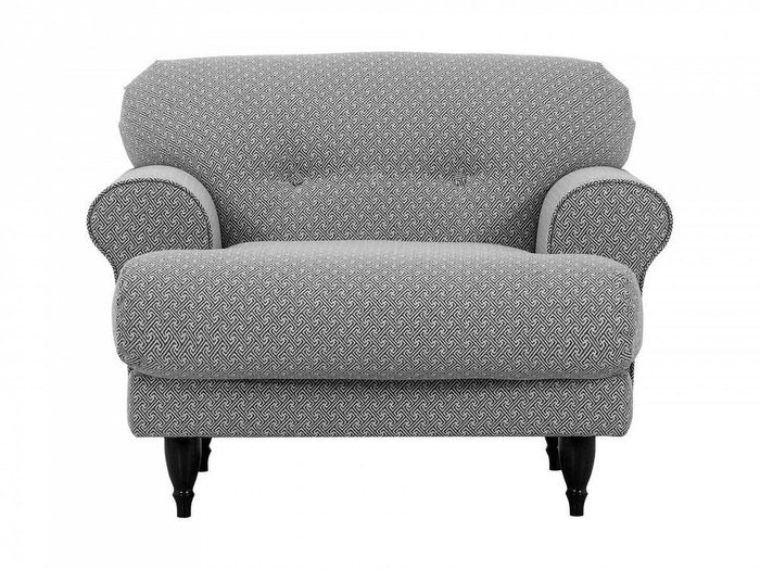 Кресло Italia серого цвета - купить Интерьерные кресла по цене 55900.0